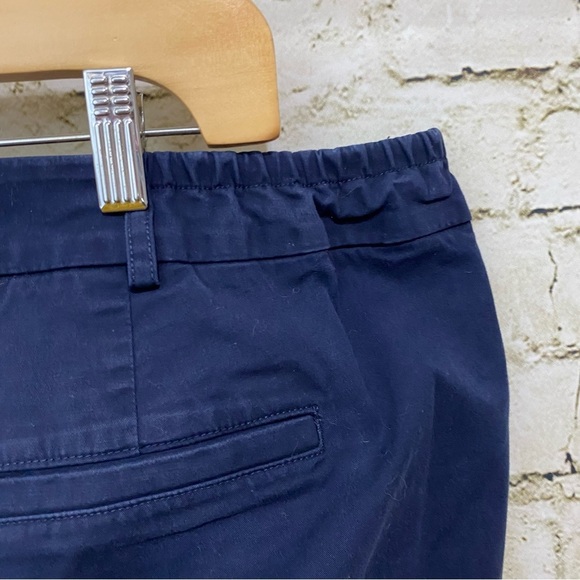 Talbots Navy Blue Stretch Waist Capris - Picture 3 of 5
